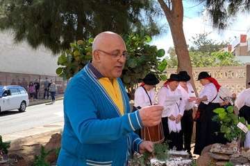 Inauguración del nacimiento de material reciclado en La Garita (Foto TA)